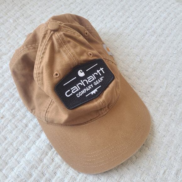 Carhartt Brown 100% Cotton Cap Hat One Size Fits Most - Picture 2 of 12